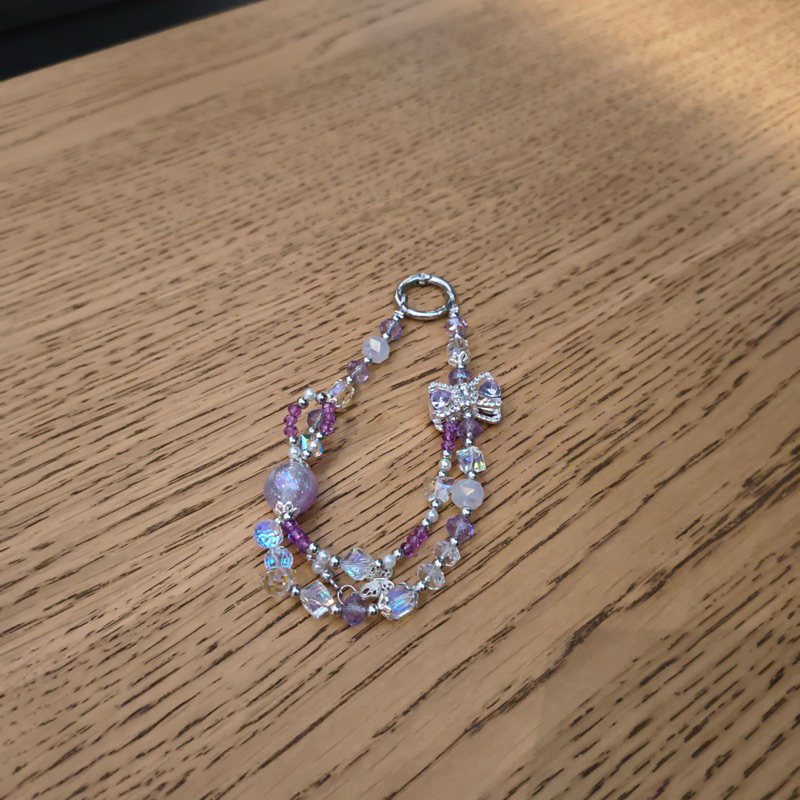 double bow keychain