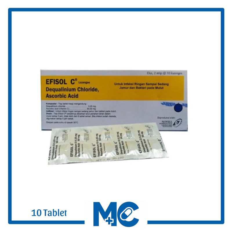 Efisol C Tablet Isap isi 20