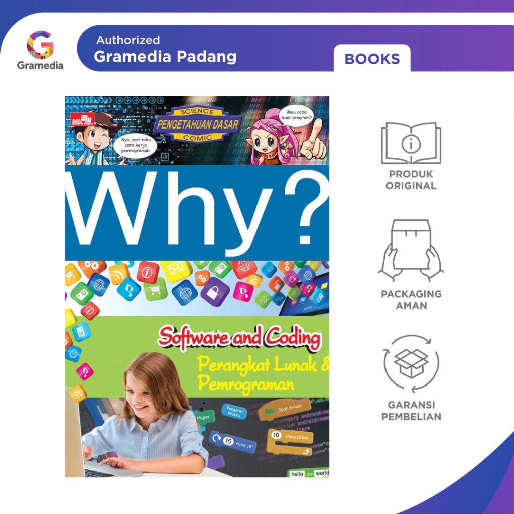 Gramedia Padang - Why? Science - Software & Coding