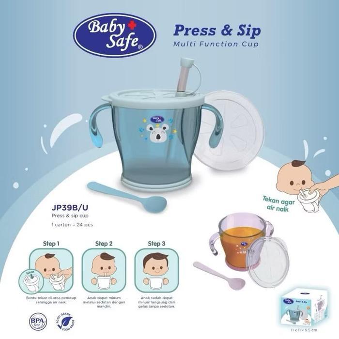 Baby Safe Press & Sip Multi Function Cup JP39B/U