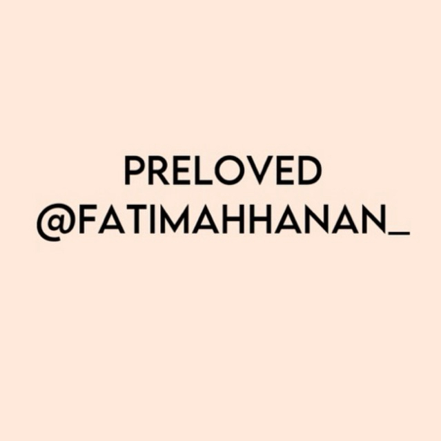 preloved skincare