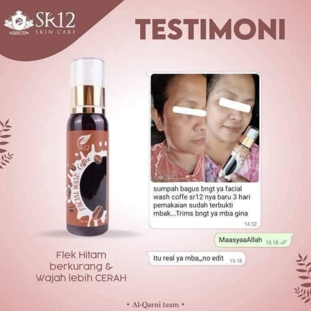 Facial wash coffee