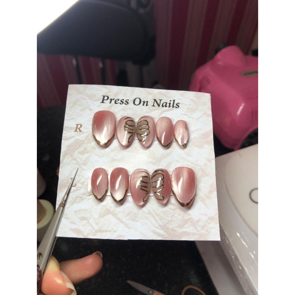 CAT EYE NAILS HANDMADE||FRE LEM&TOOLKIT