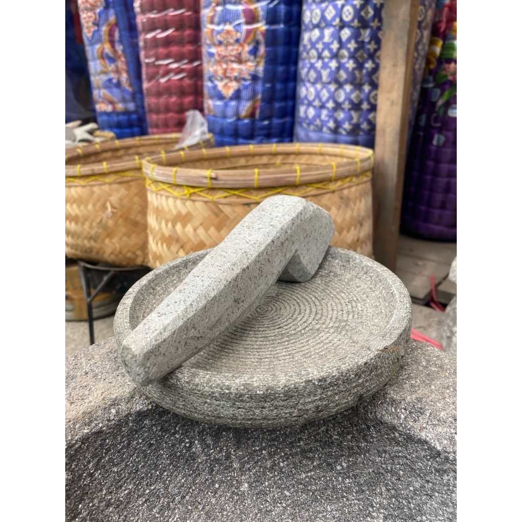 cobek batu asli