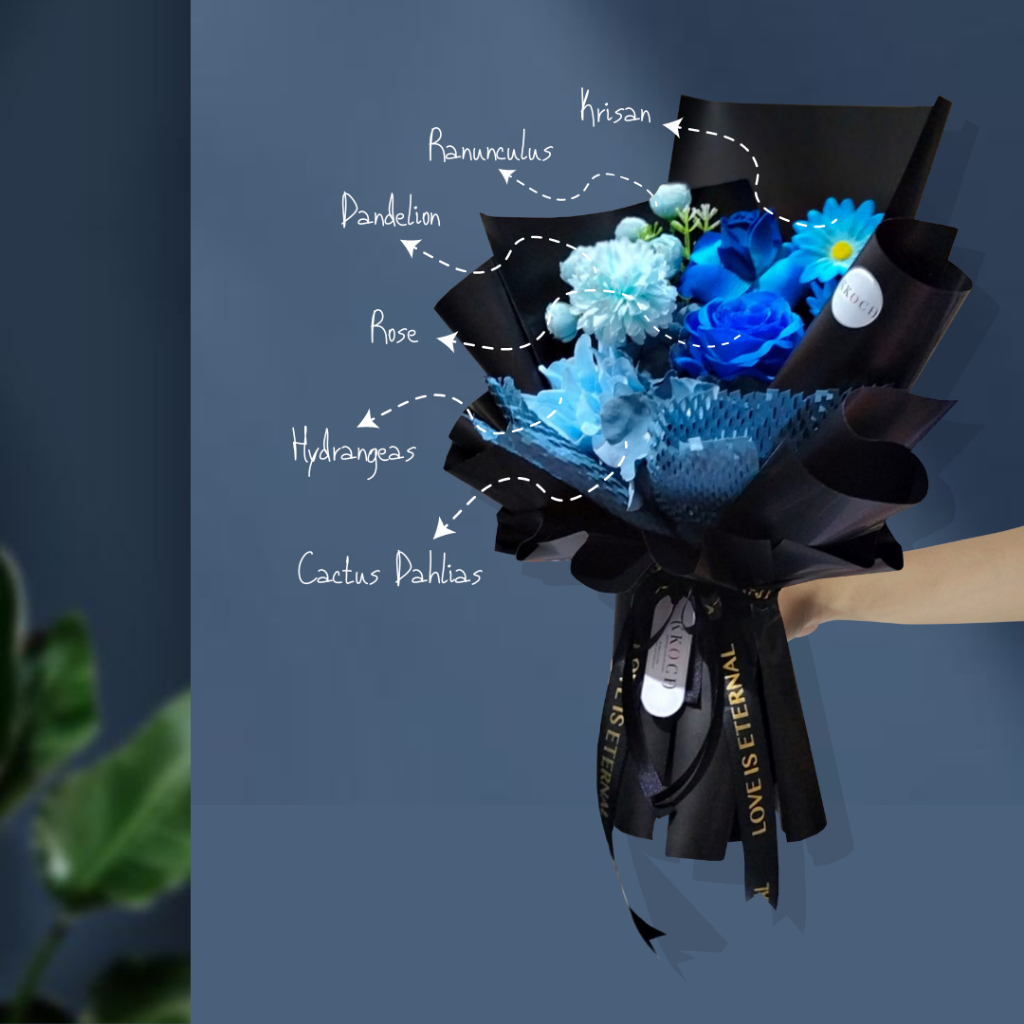 Dark Blue Bouquet
