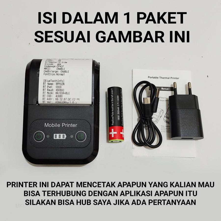 PRINTER BLUETOOTH PORTABLE THERMAL MAXTECH