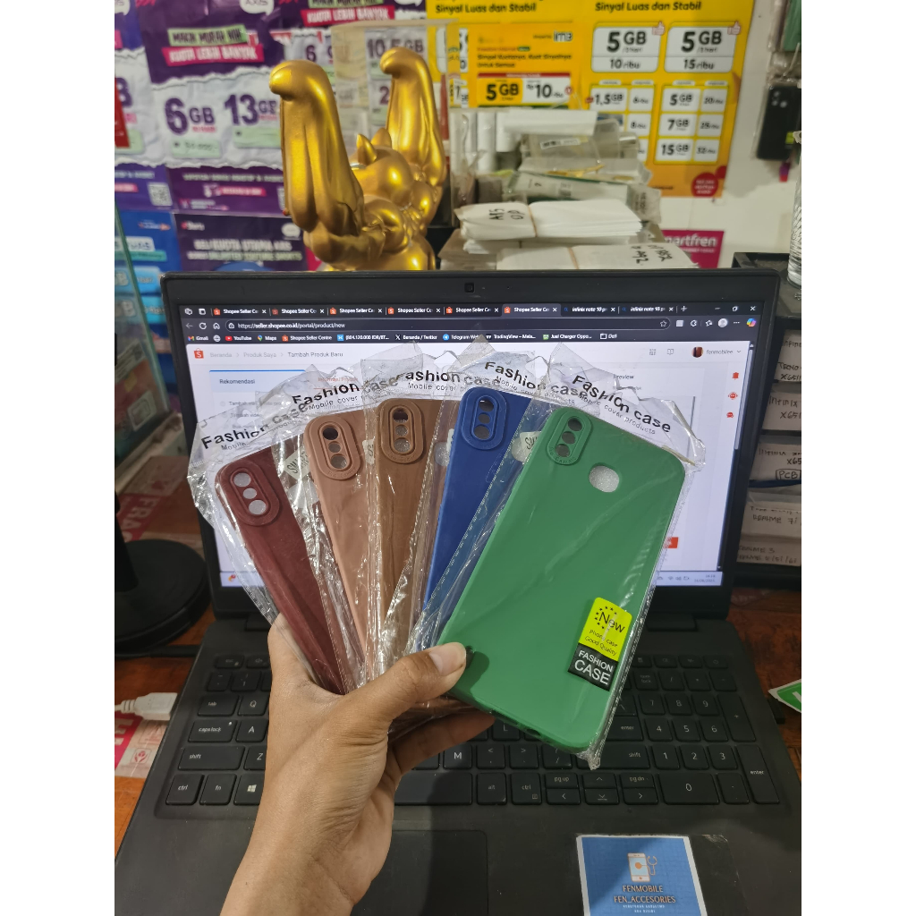INFINIX SMART 4 SoftCase ProCamera Silicone Matte