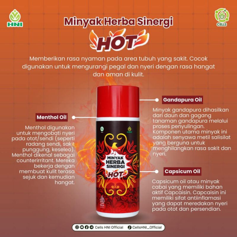 Minyak Herba Sinergi Hot
