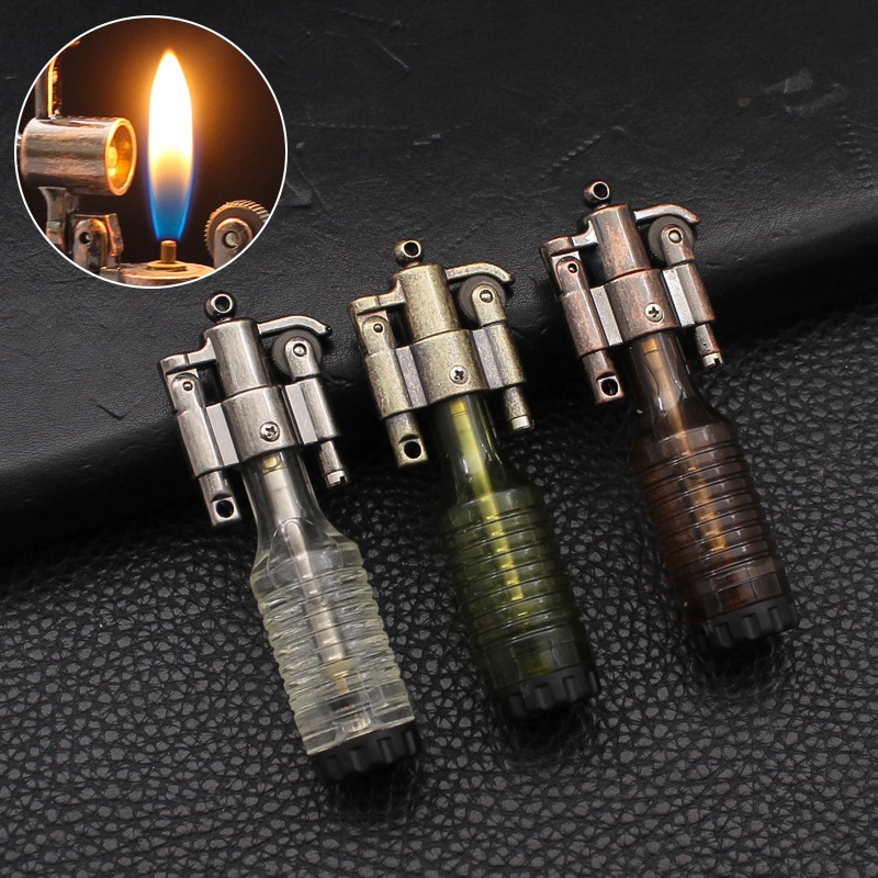 Korek Api Roda Api Gas Transparent Baida Lighter BD-8019-1