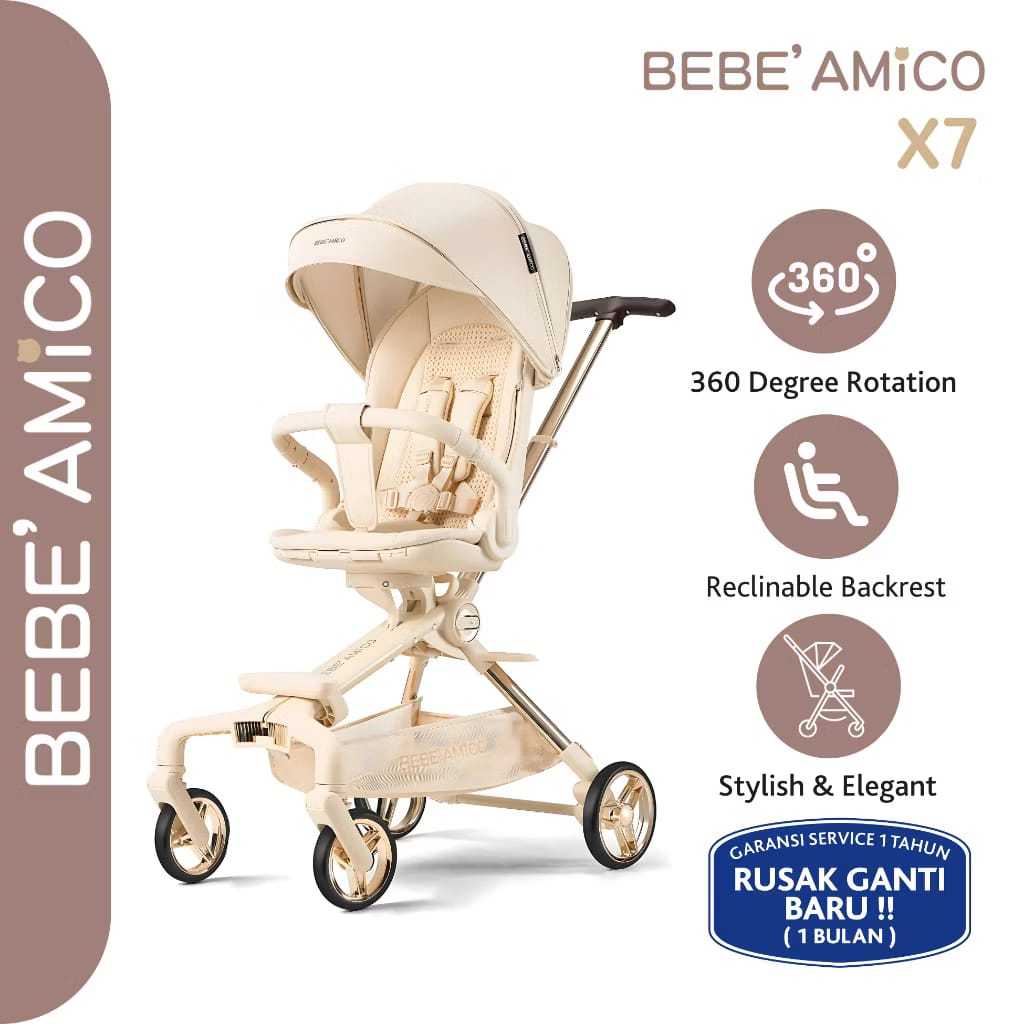 CHICCO STROLLER / BEBE AMICO X7 JunDW
