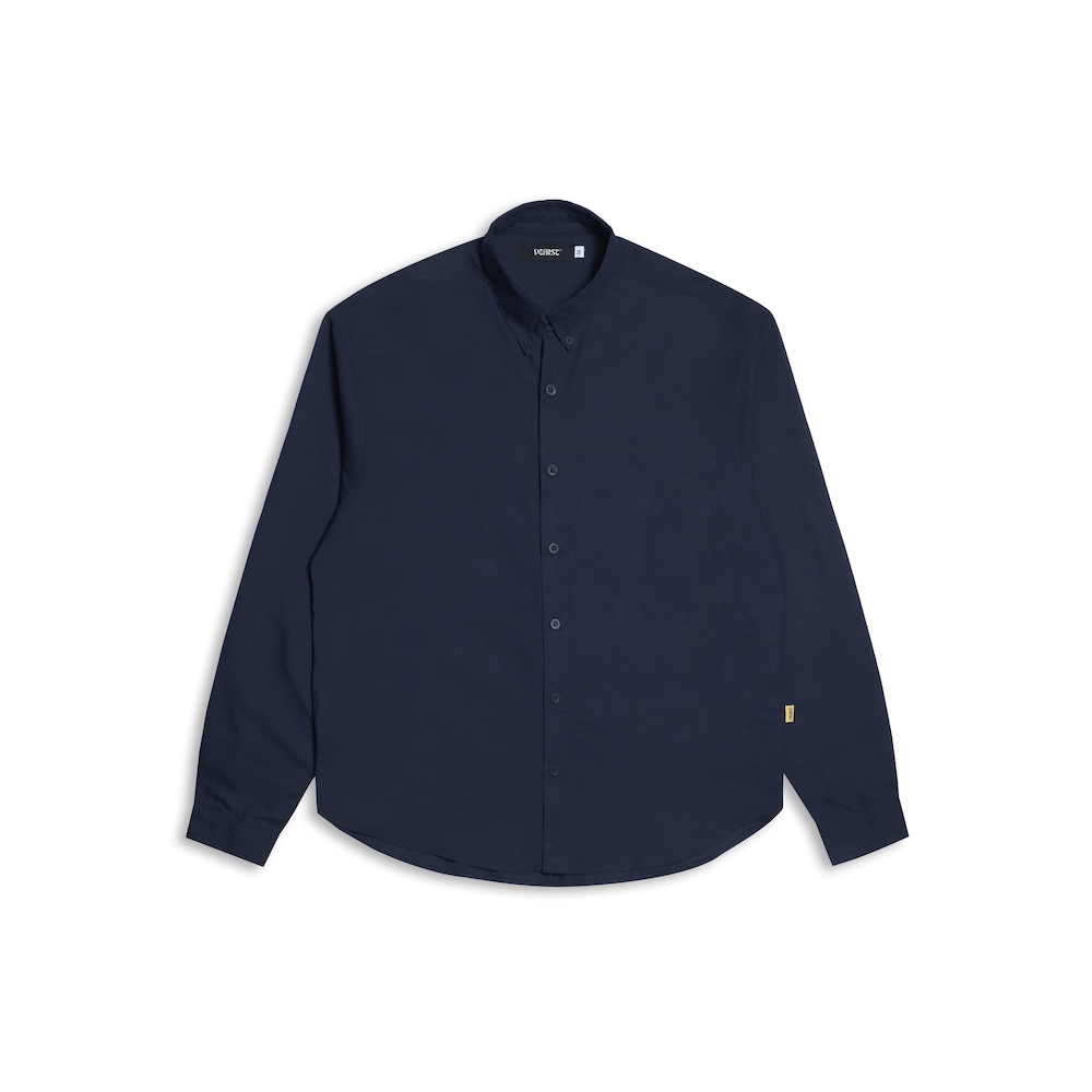 Vearst Long Shirt Button Down Cayde Navy