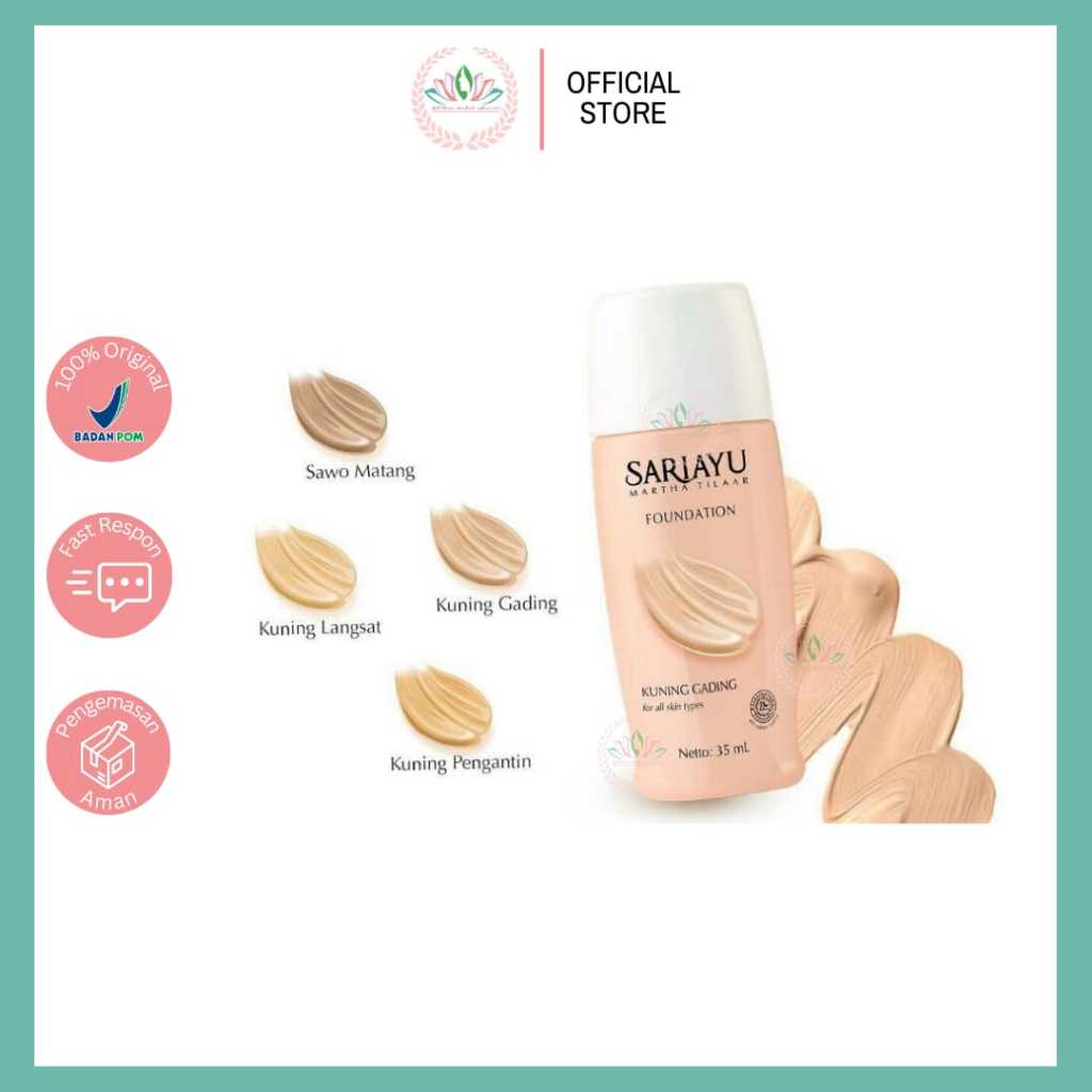 SARIAYU LIQUID FOUNDATION 35ML