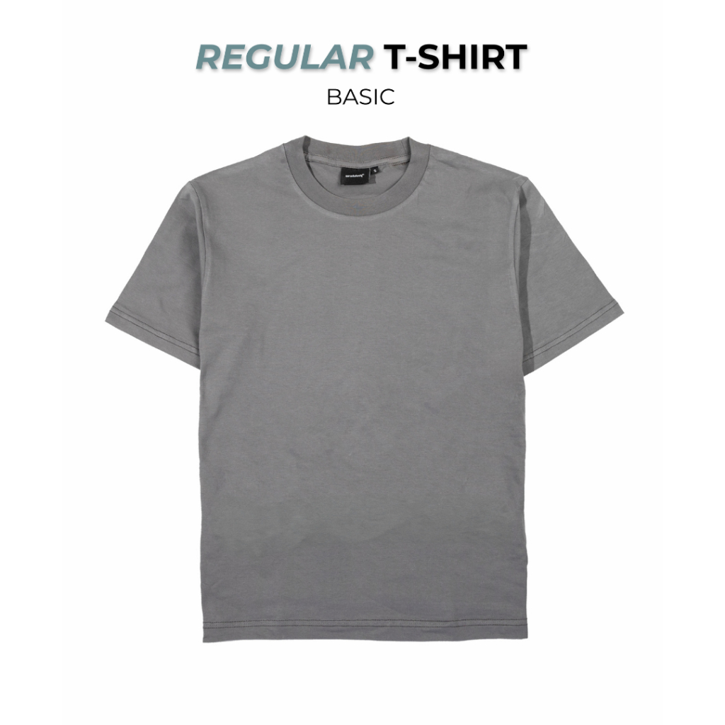 URSTITCH Basic Regular Poppy Seed Supersoft T-Shirt