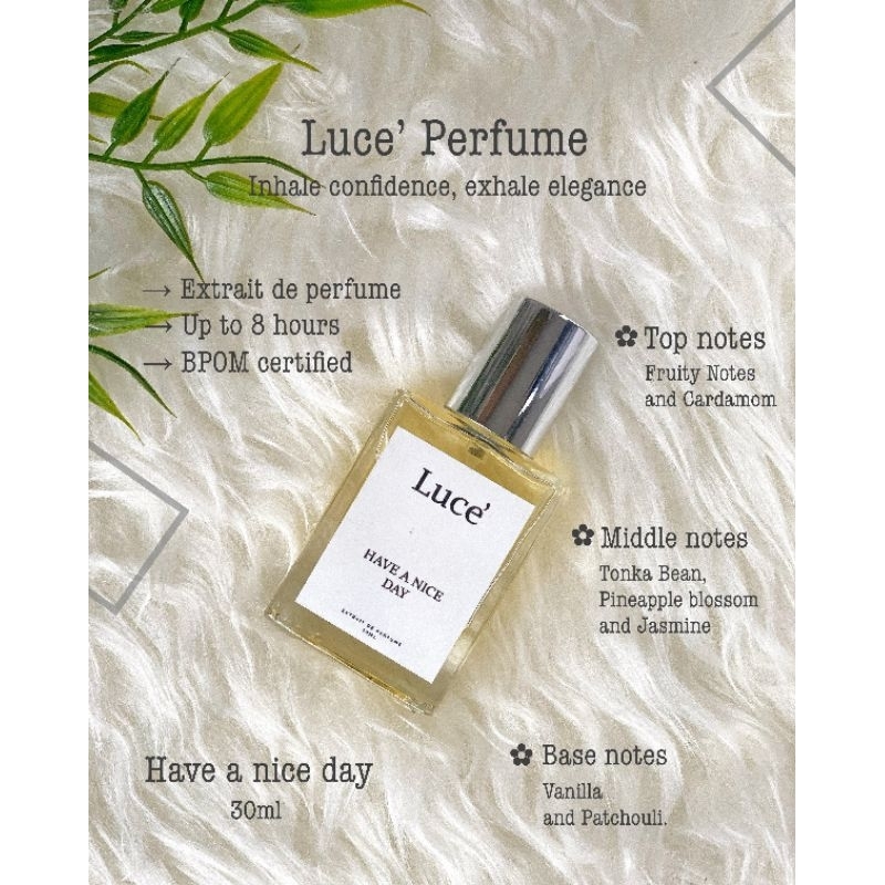 Luce'perfume - Have a nice day - Extrait de perfume