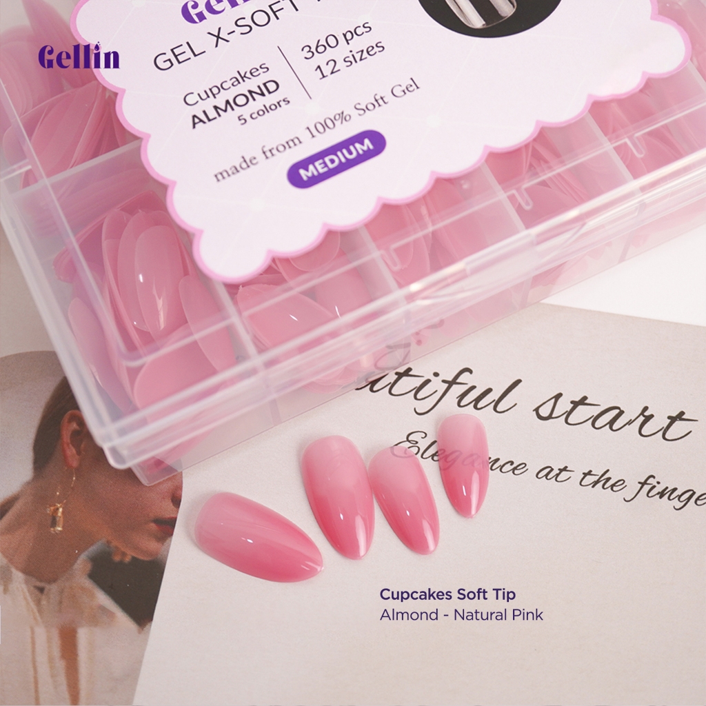 GELLIN Soft Tips Express Extension Cupcakes