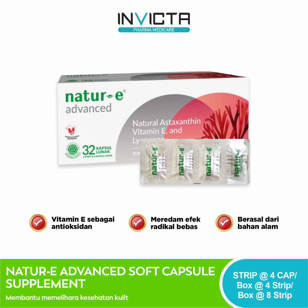 Natur-E Advanced Soft Capsule Supplement - Kapsul