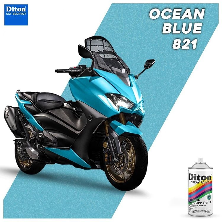 Cat semprot diton 300cc ocean blue 821