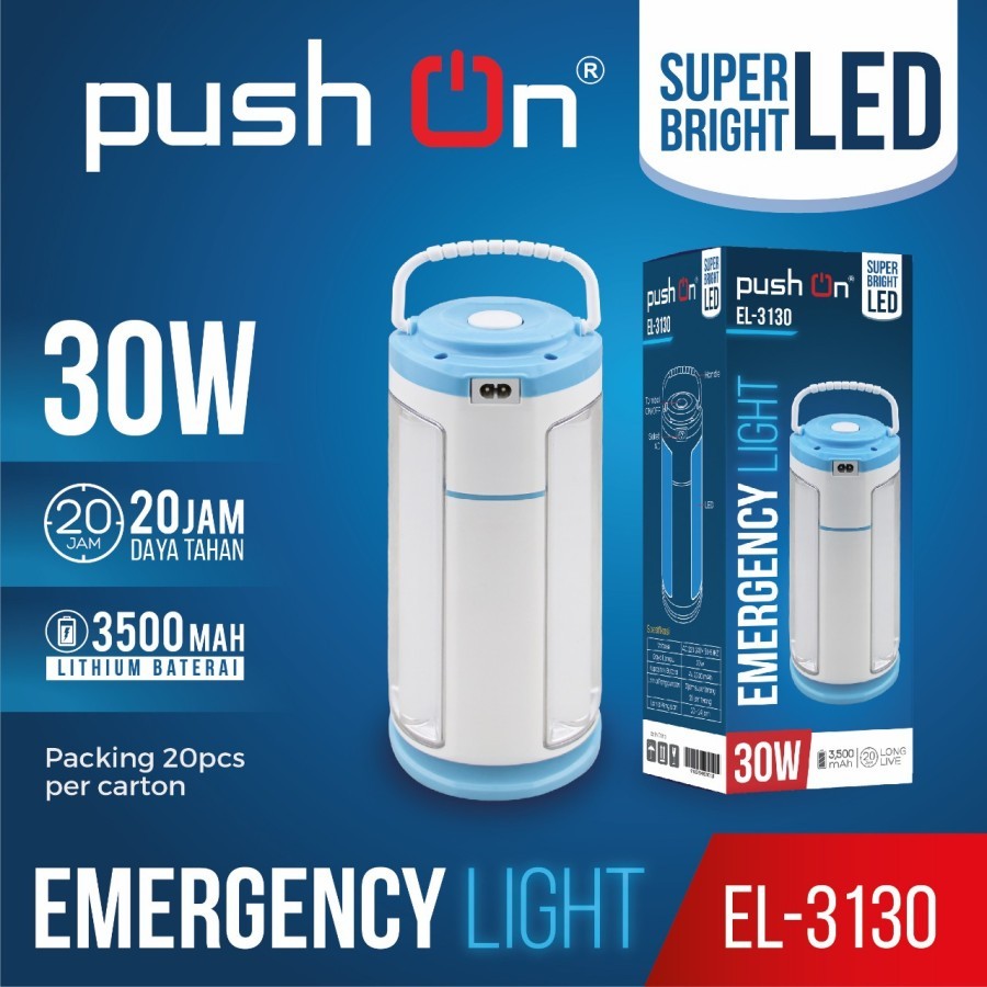 Lampu Emergency Push On 30W