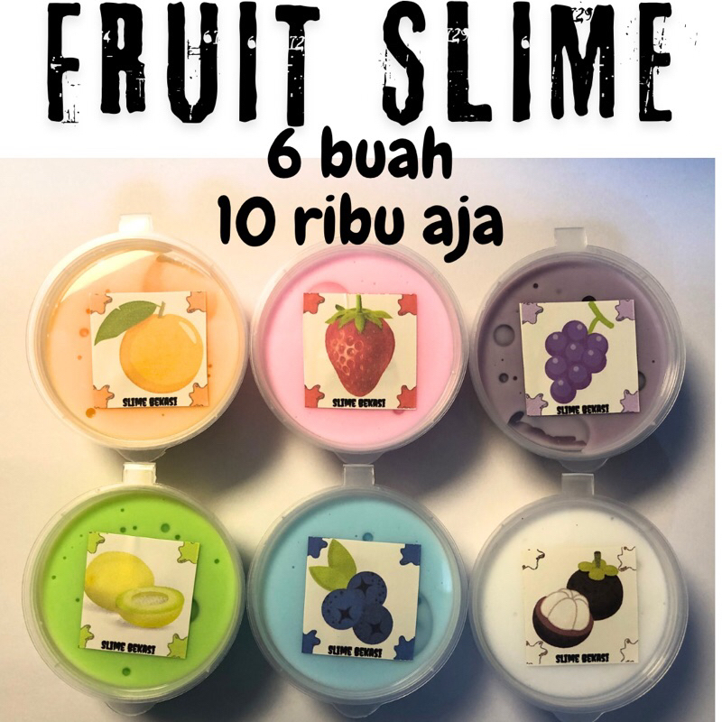 PAKET FRUIT SLIME /SLIME BUAH