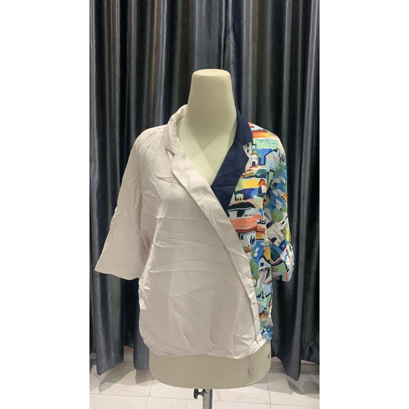 blouse semi crop