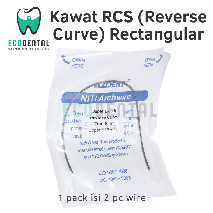 Kawat RCS Recta Reverse Curve Niti Deepbite Openbite True Form