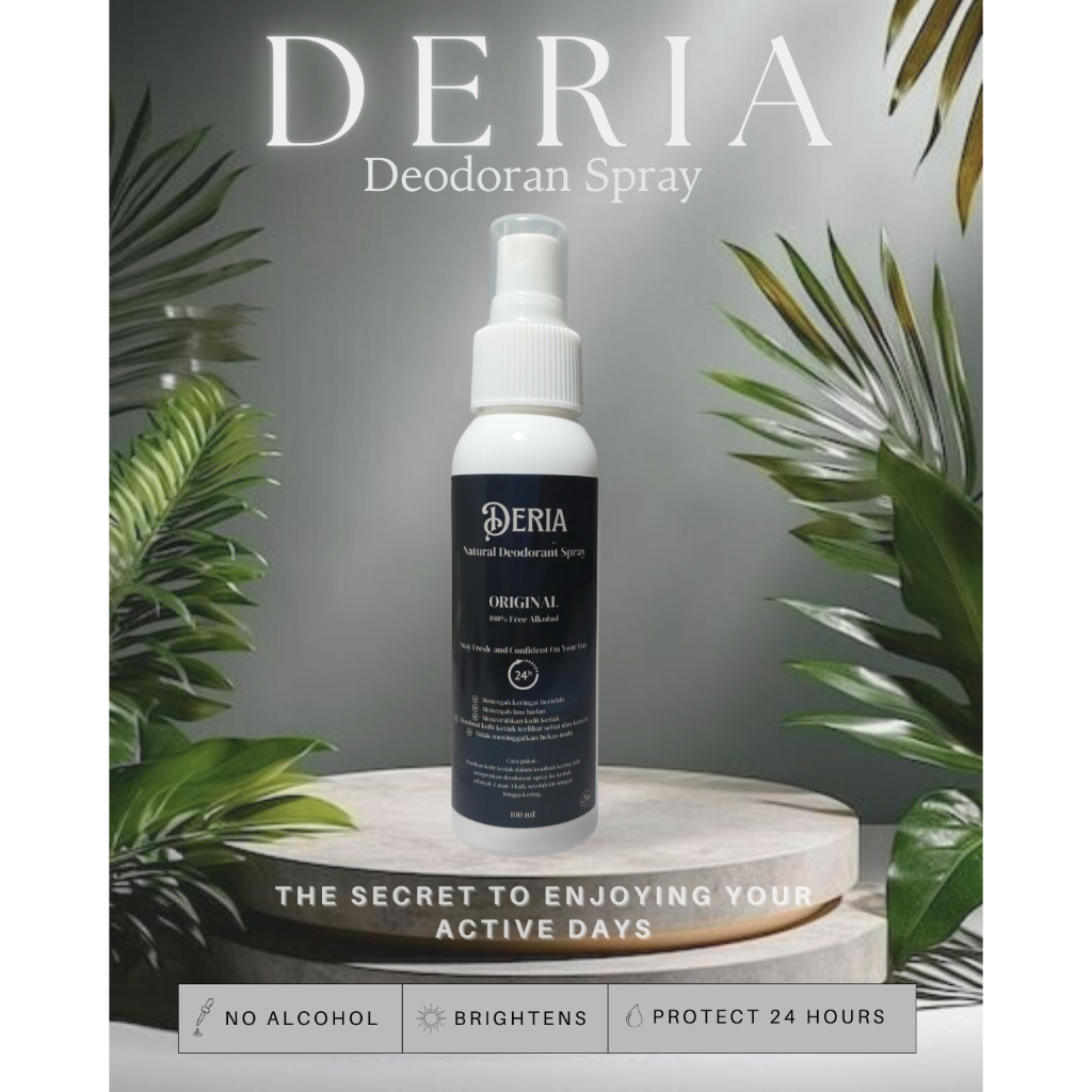 DERIA NATURAL DEODORANT SPRAY