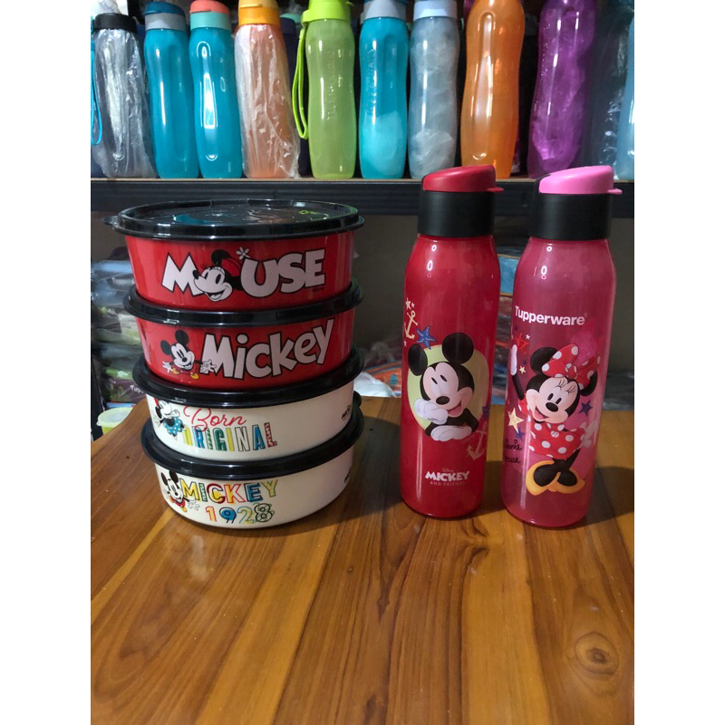 TUPPERWARE MINNIE MOUSE/MICKEY(harga 1pcs)