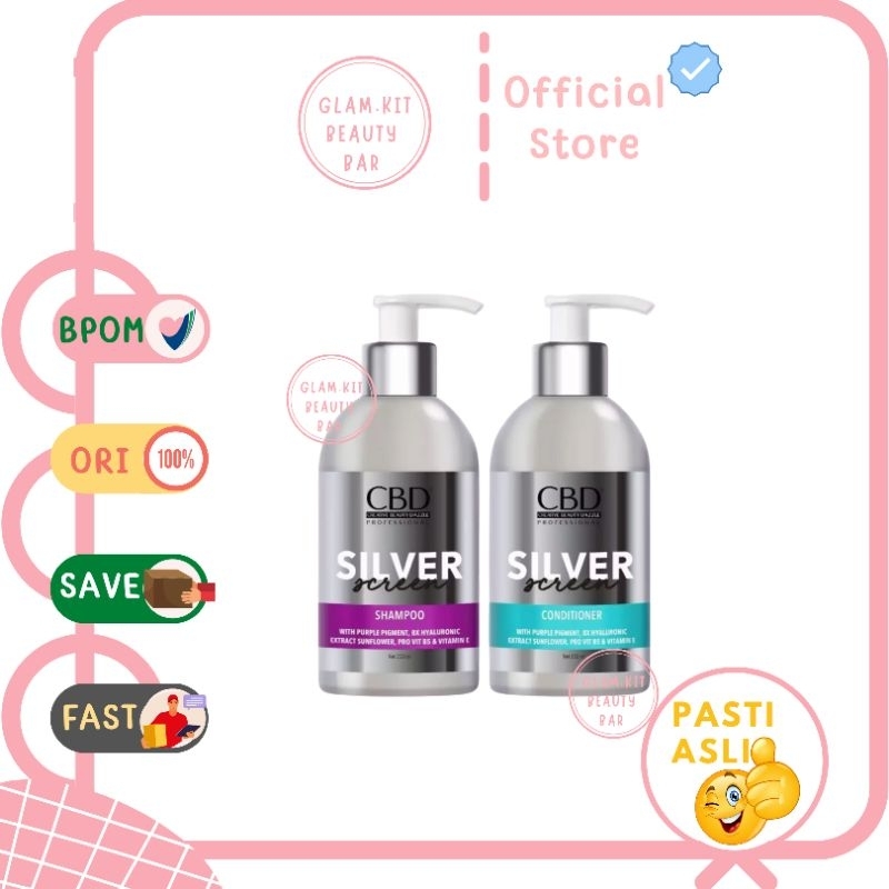 CBD Silver Screen Shampoo/Conditioner 250ml