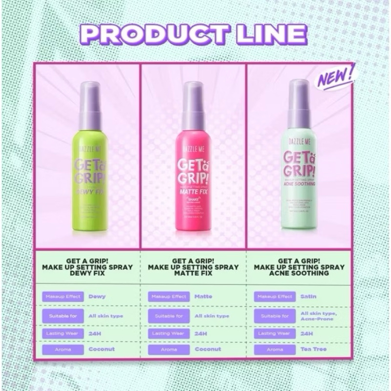 DAZZLE ME setting spray