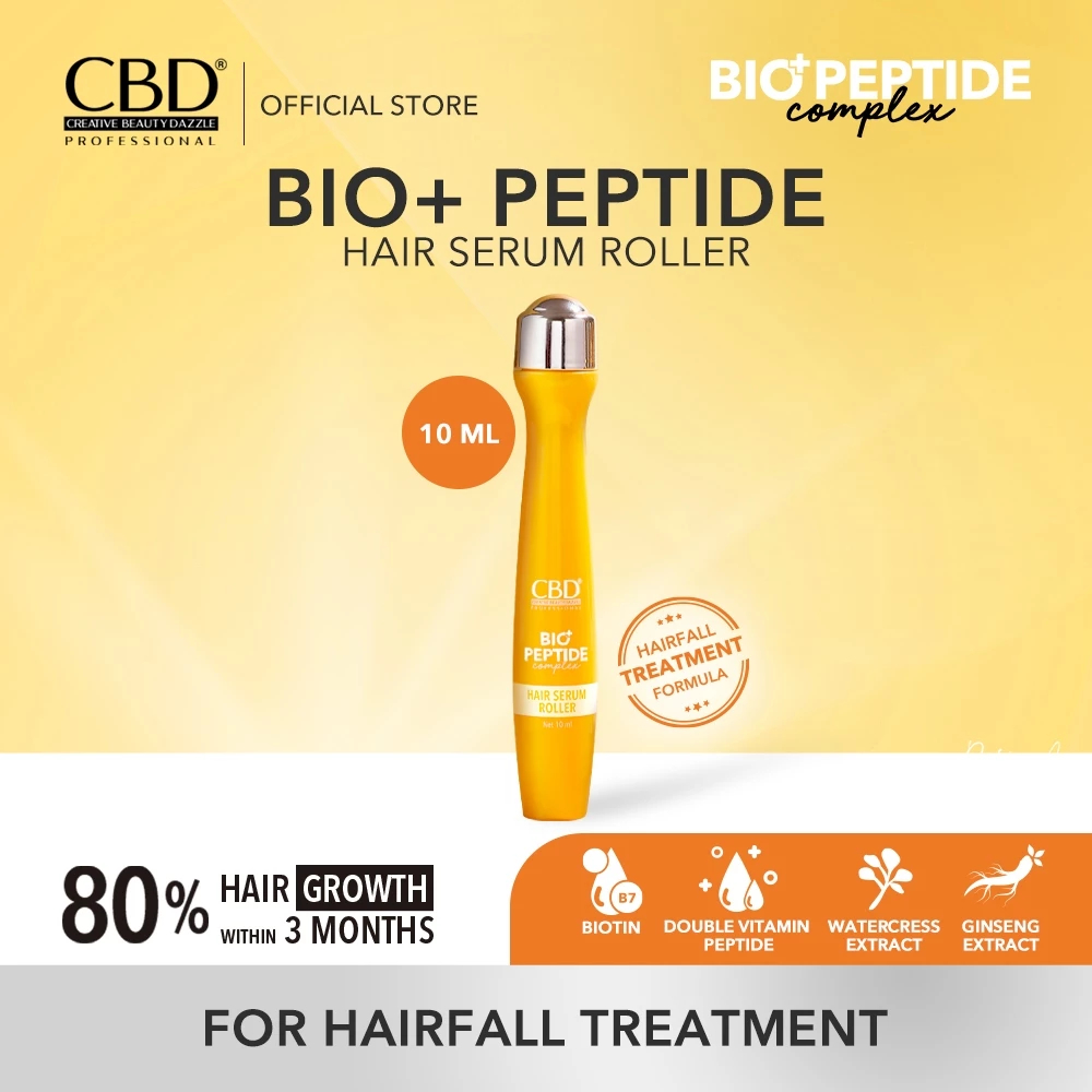 CBD Bio+Peptide Complex Hair Serum Roller
