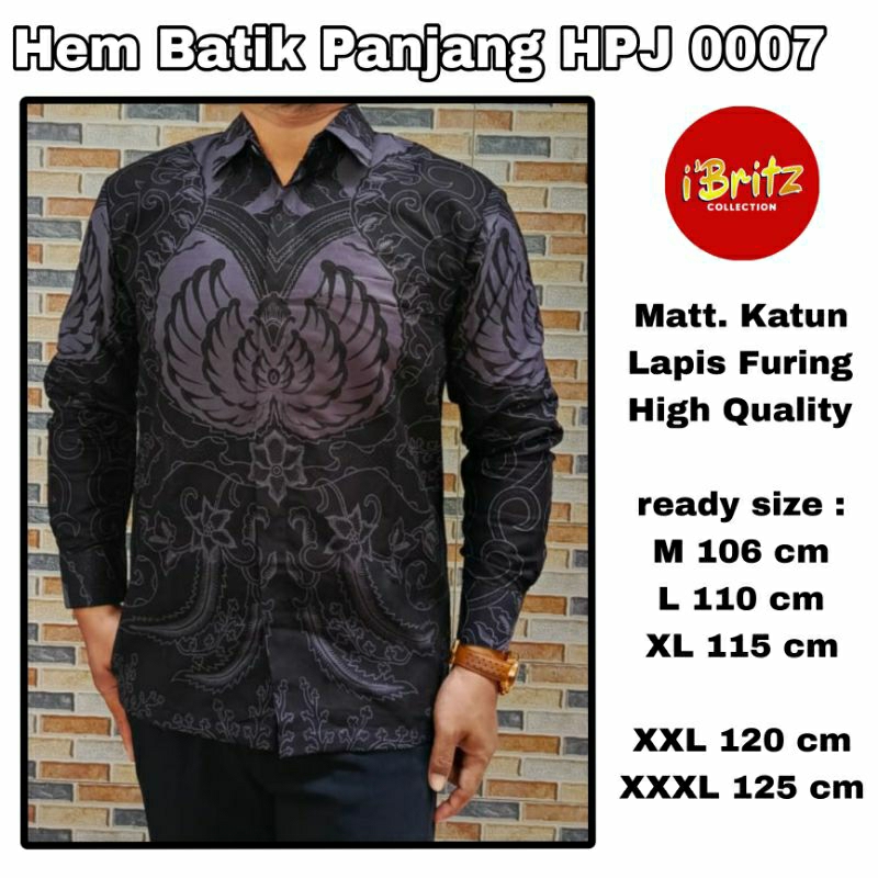 Kemeja Hem Batik Panjang 007