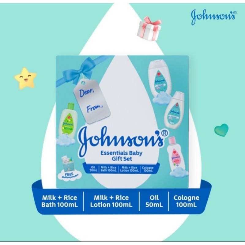 Johnsons Baby Gift Set 4in1