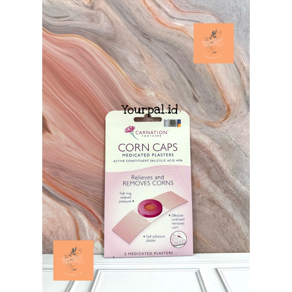 Carnation Corn Caps Medicated Plasters Kutil - 5 pcs