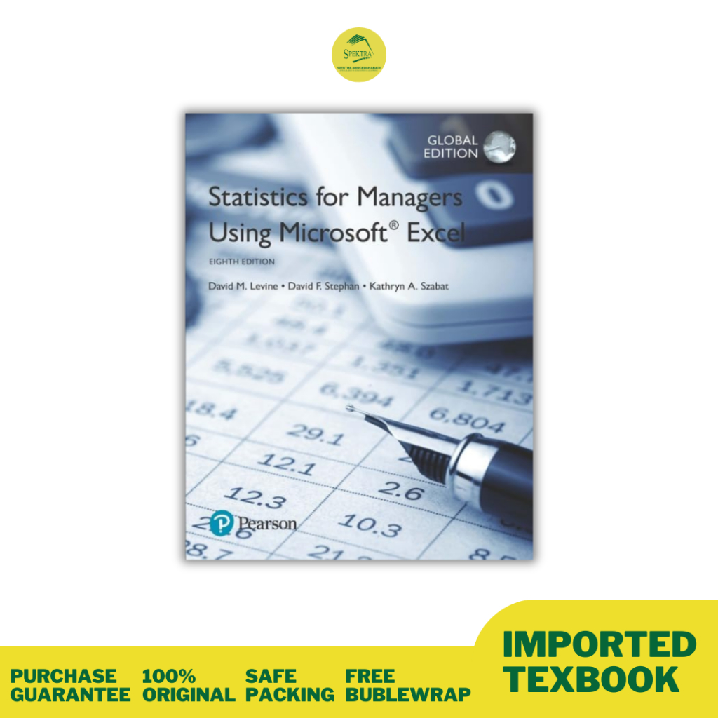 buku Statistics for Managers Using Microsoft Excel 8 Edition 9781292156347