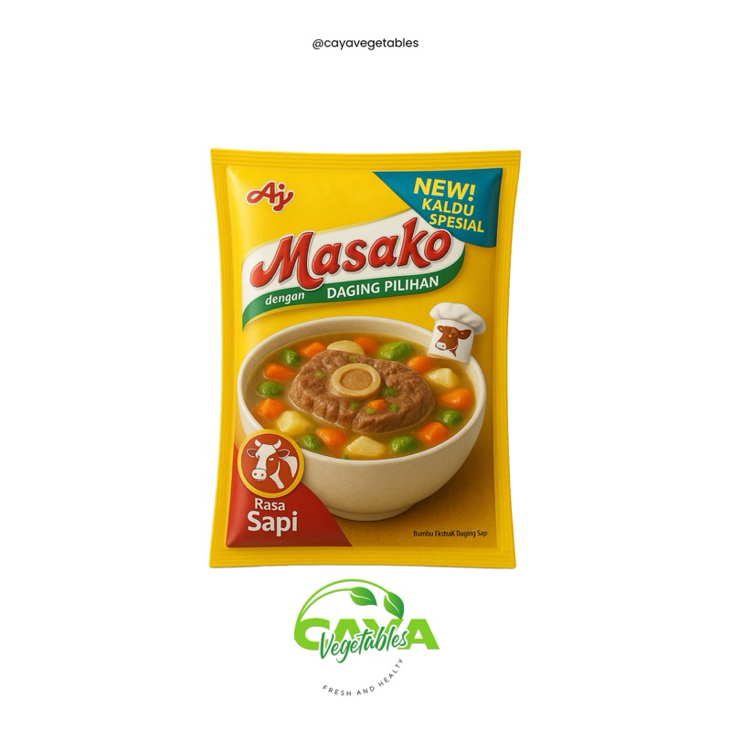 Masako Bumbu Kaldu SAPI | CayaVegetables