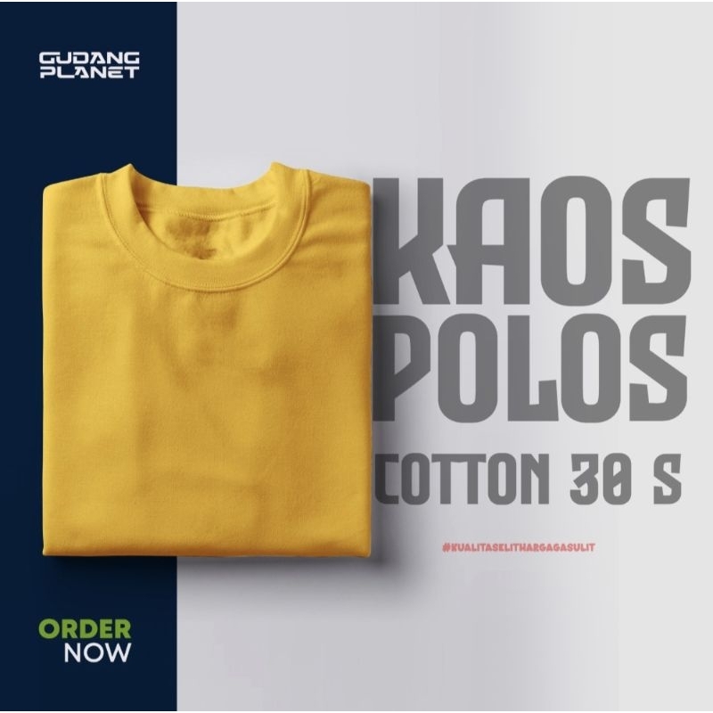 Kaos Polos Katun 24s