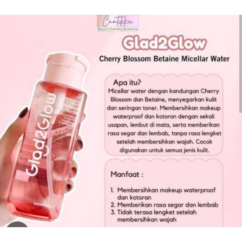 miccelar water glad2glow