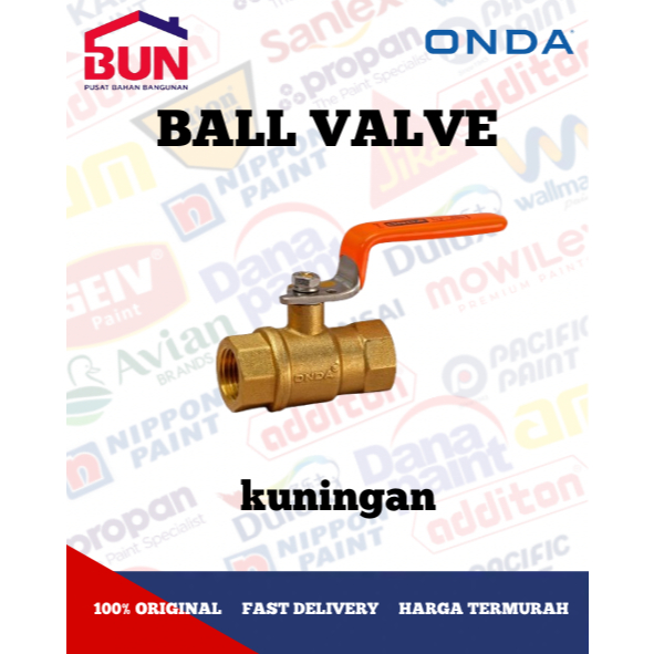 BALL VALVE KUNINGAN ONDA