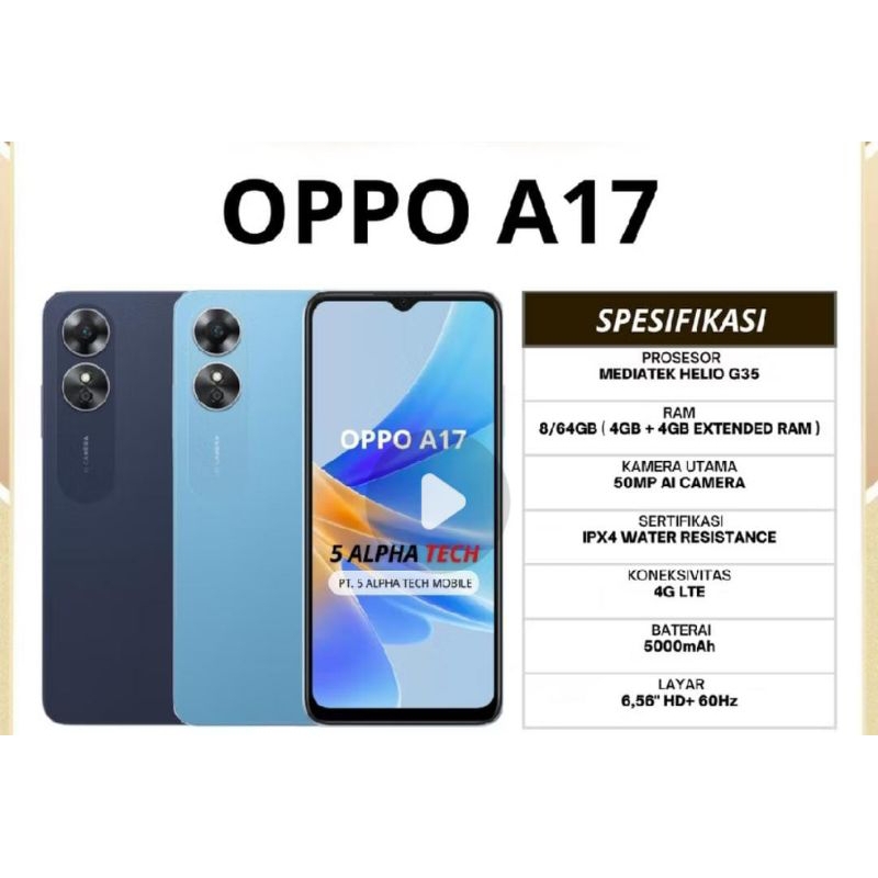 oppo a17 (4GB/64Gb)
