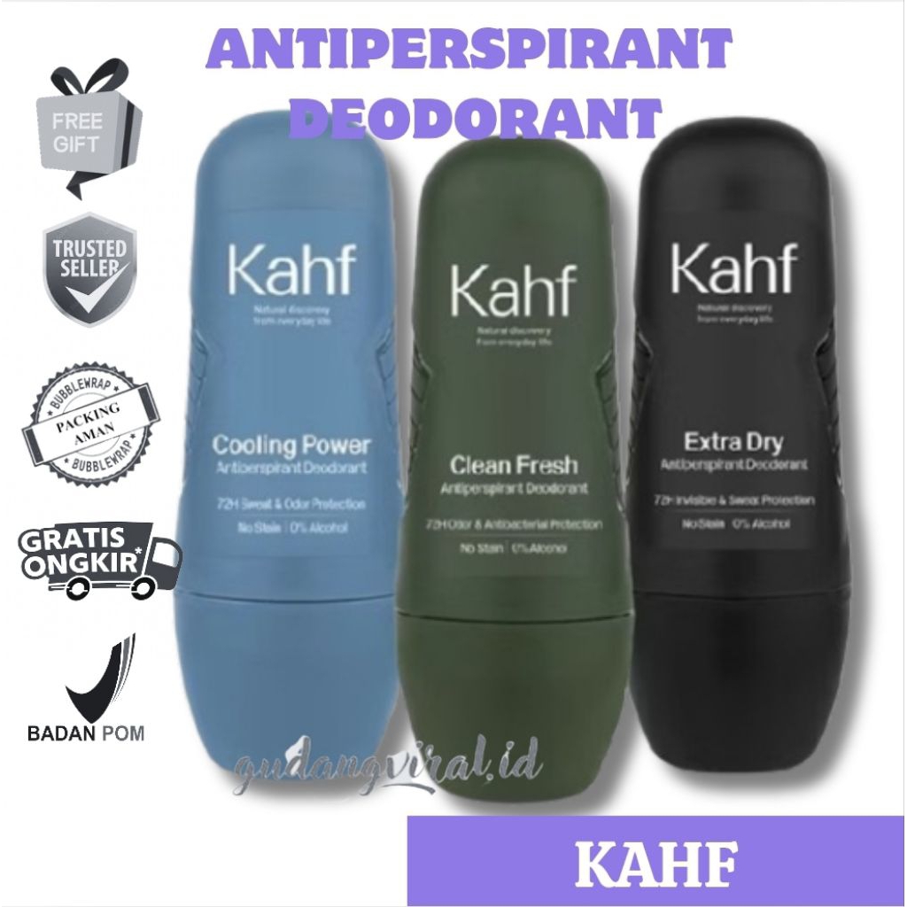 -GV- KAHF ANTIPERSPIRANT DEODORANT ROLL ON 45ML