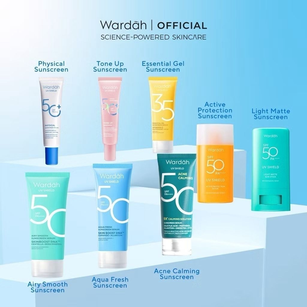 WARDAH SUNSCREEN ALL ITEM