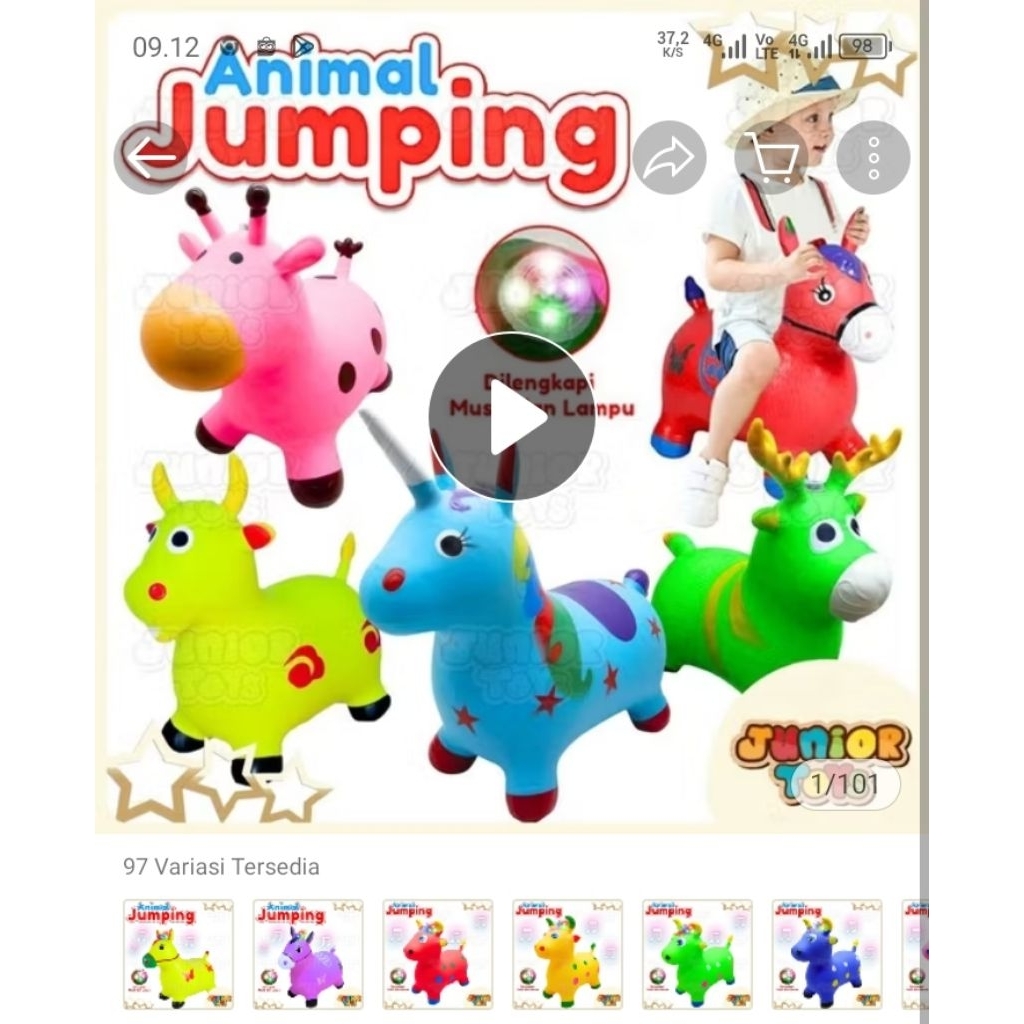 mainan anak Animal jumping