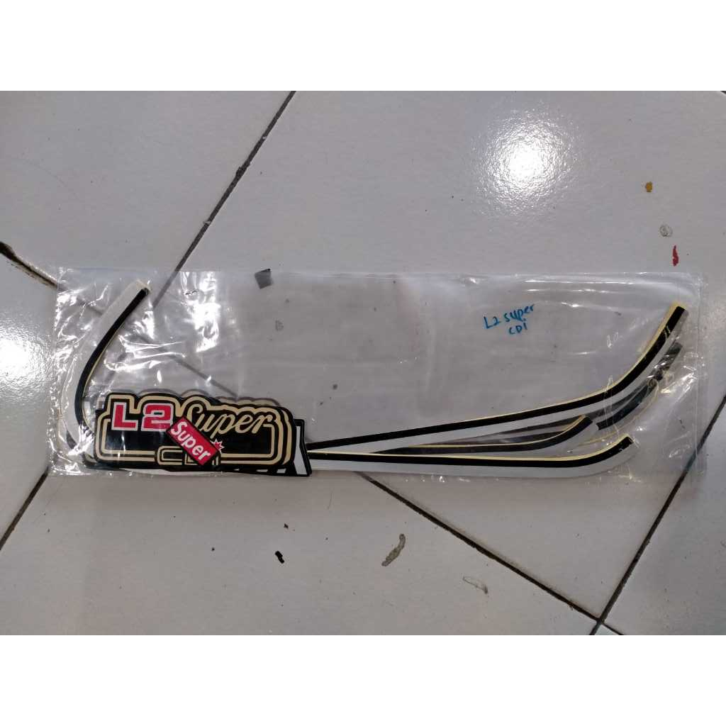 STIKER STRIPING L2 SUPER SILVER
