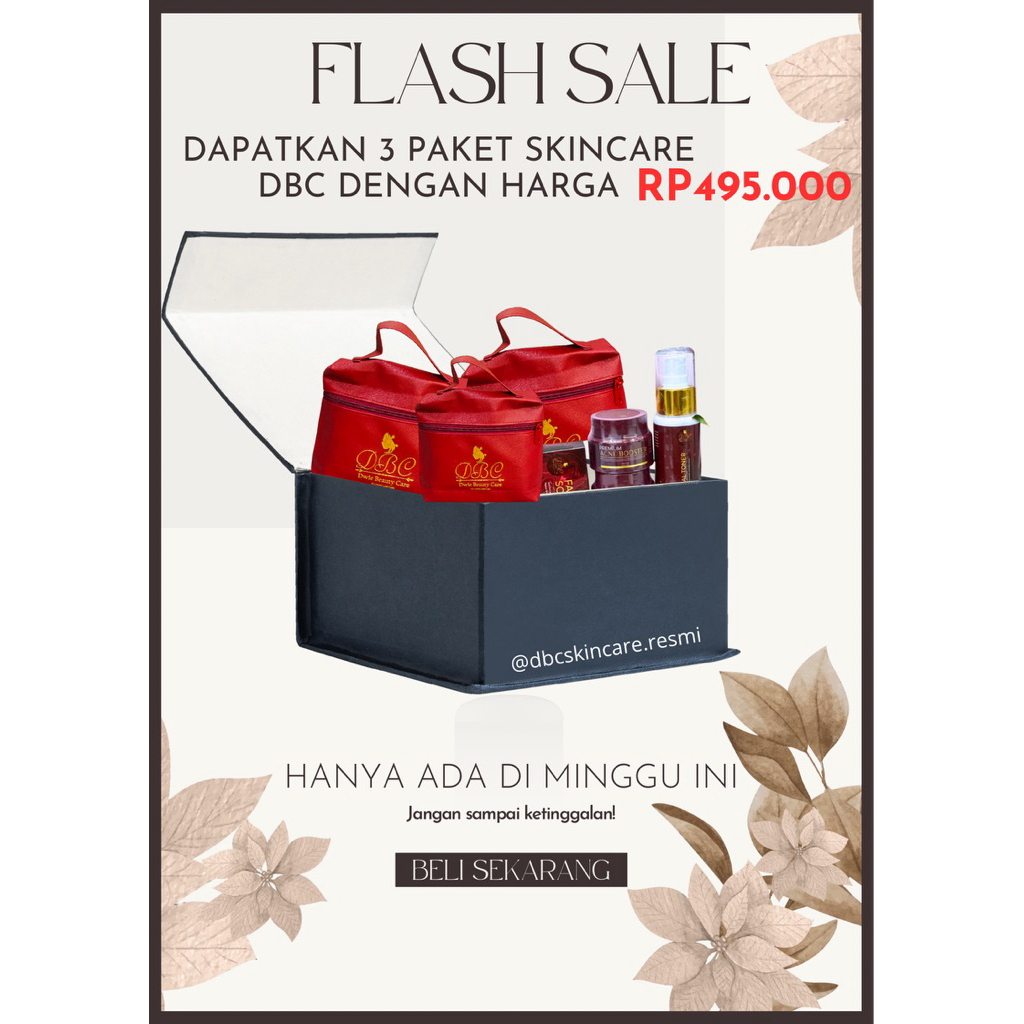DBC SKINCARE 3 paket komplit
