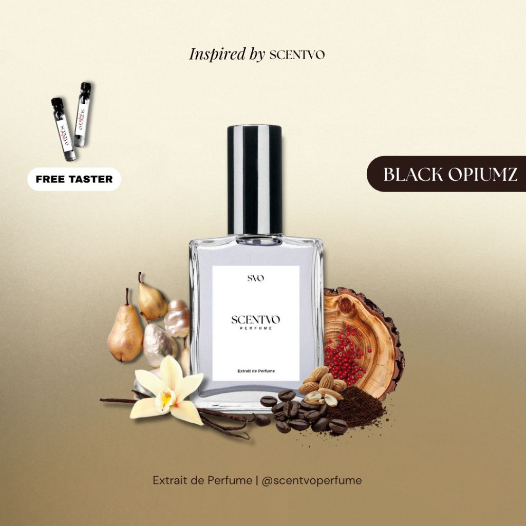 SCENTVO - Black Opiumz | Extrait de Perfume