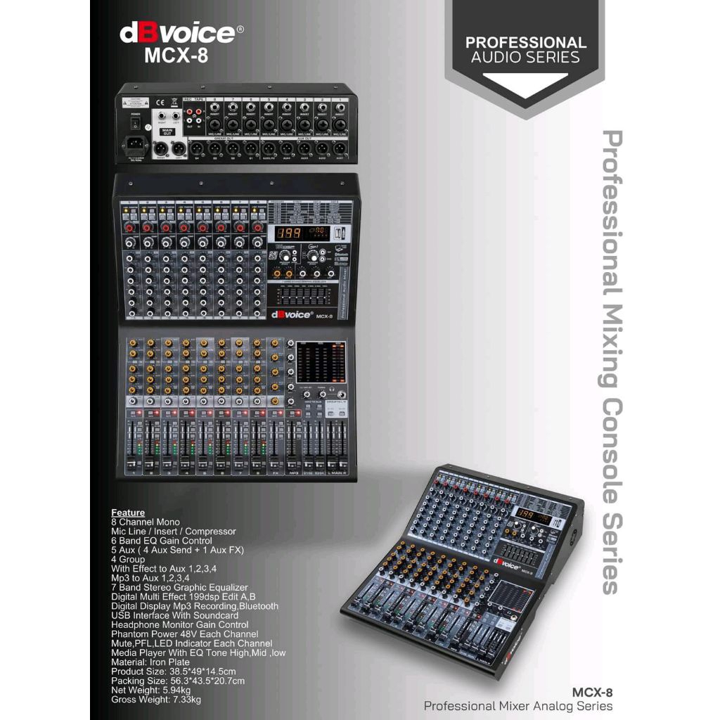 Mixer dBvoice MCX-8 New Version Original Product