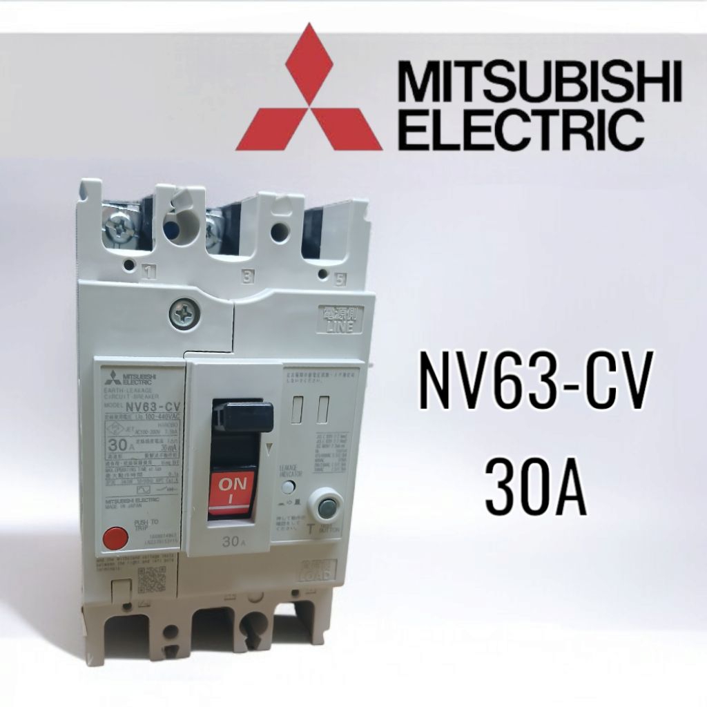 MCCB MITSUBHISI TIPE NV63-CV 30A