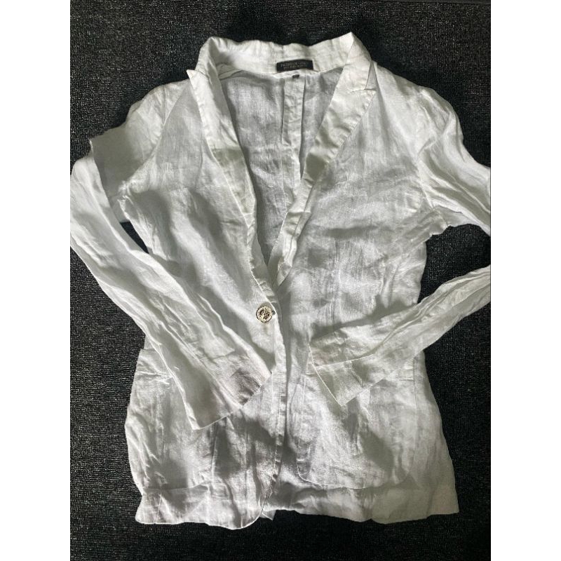 PRELOVED bybil blazer putih