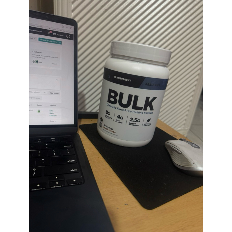 Transparent labs PRESERIES BULK PRE-WORKOUT 30 servings