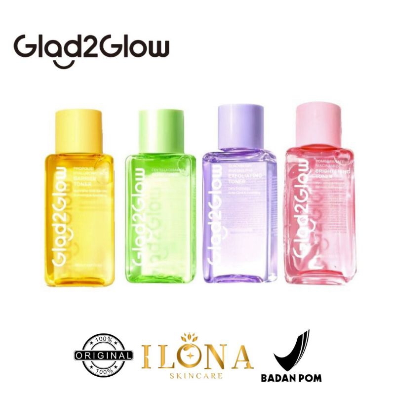 (READY) Glad2glow Toner 80ml